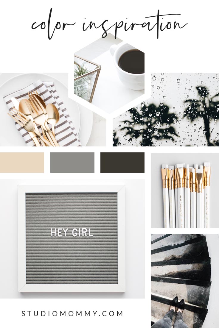 Feminine Mood Board Inspiration Studio Mommy