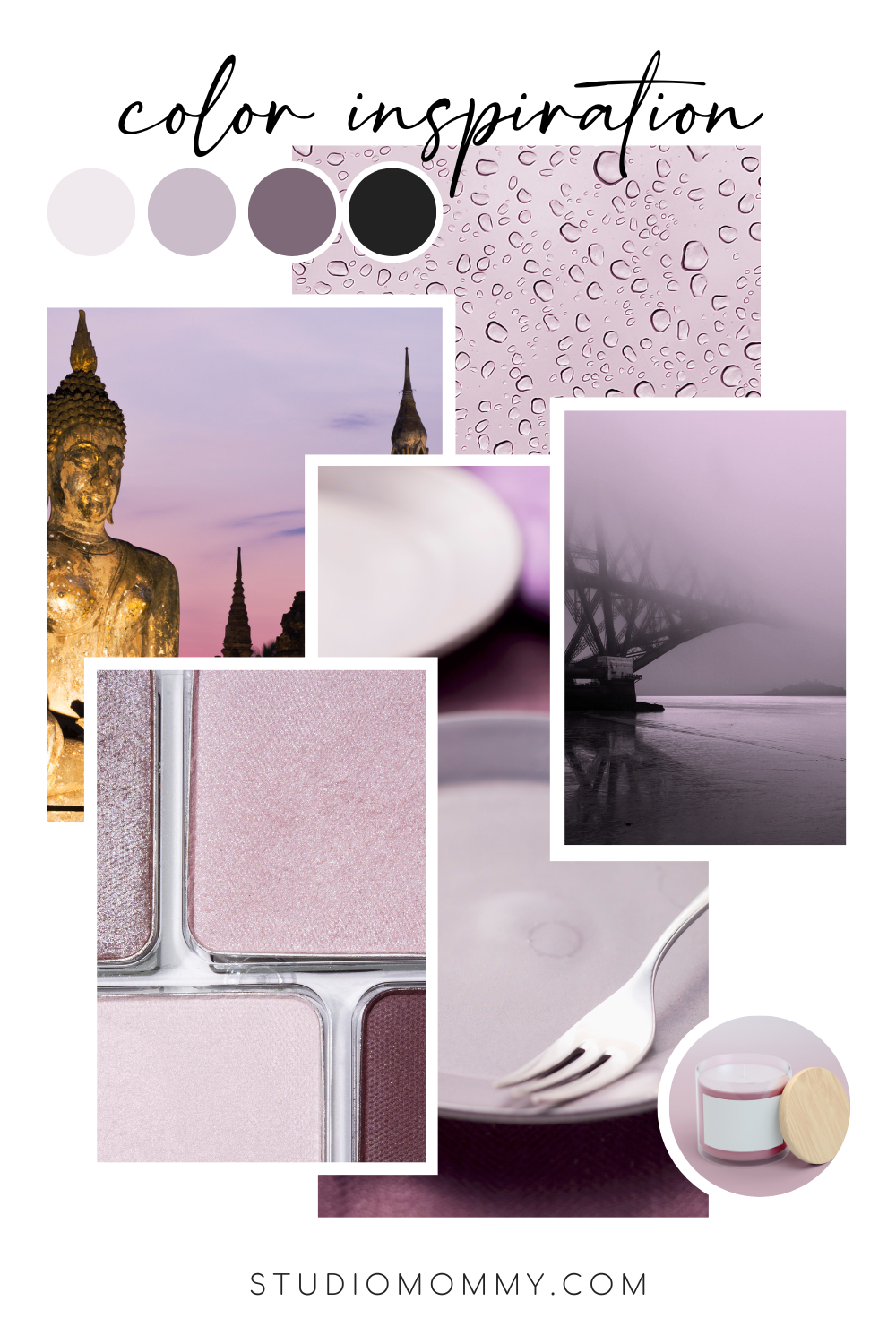 Feminine Mood Board Inspiration Studio Mommy