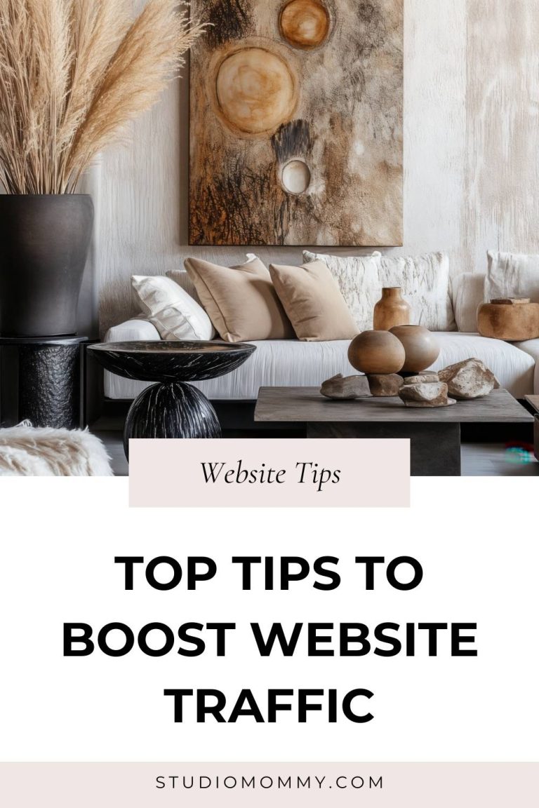 It is important to have good website traffic. Website traffic plays an important role in increasing your sales and getting potential customers. Website traffic also helps websites to get ranked higher in search results. Here are some effective tips to boost website traffic. https://studiomommy.com