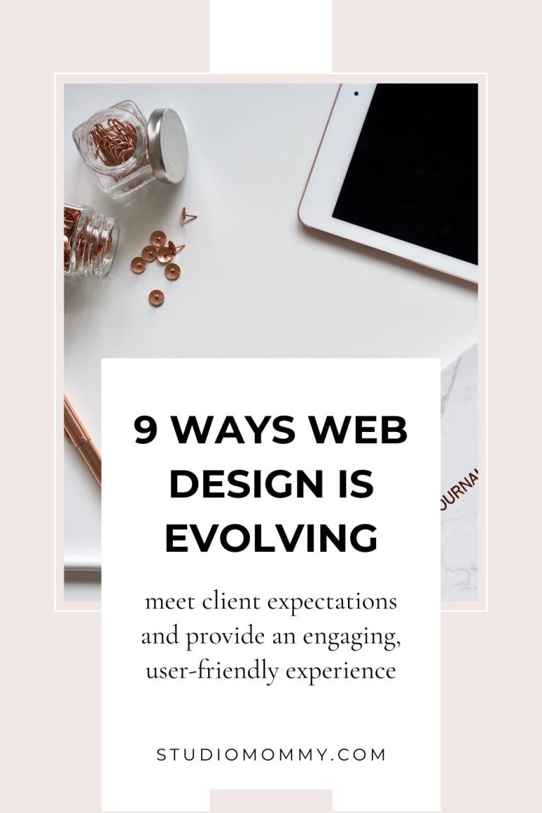 Web design trends are quickly evolving, and there is no stopping them in 2021. From faster website speeds to bold fonts and photography with graphics, clients are starting to embrace the new design trends. And, with the number of smartphone users increasing every year, a need for mobile-friendly websites is in demand. Let us take a look at how web design is evolving and will continue to evolve. https://studiomommy.com