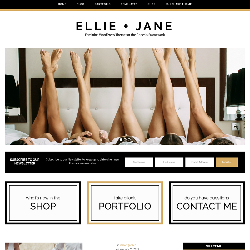Ellie Jane WordPress Theme