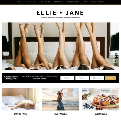Ellie Jane WordPress Theme Updated