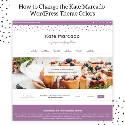 How to Change the Kate Marcado WordPress Theme Colors