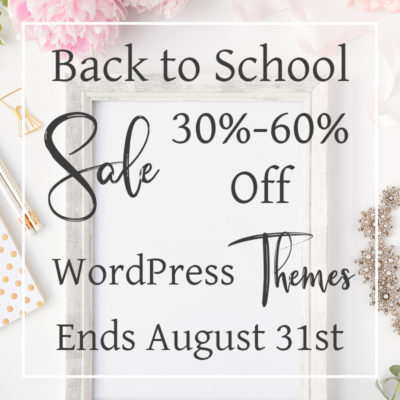 Back to School Sale WordPress Themes