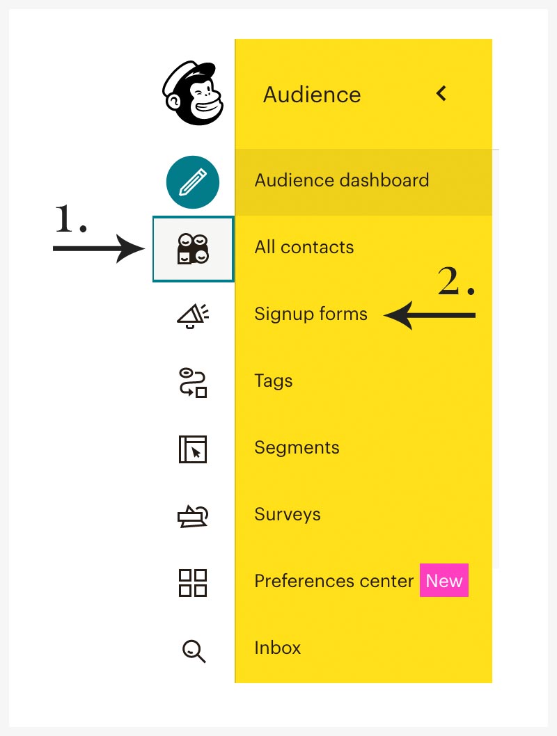 MailChimp Audience Signup Forms