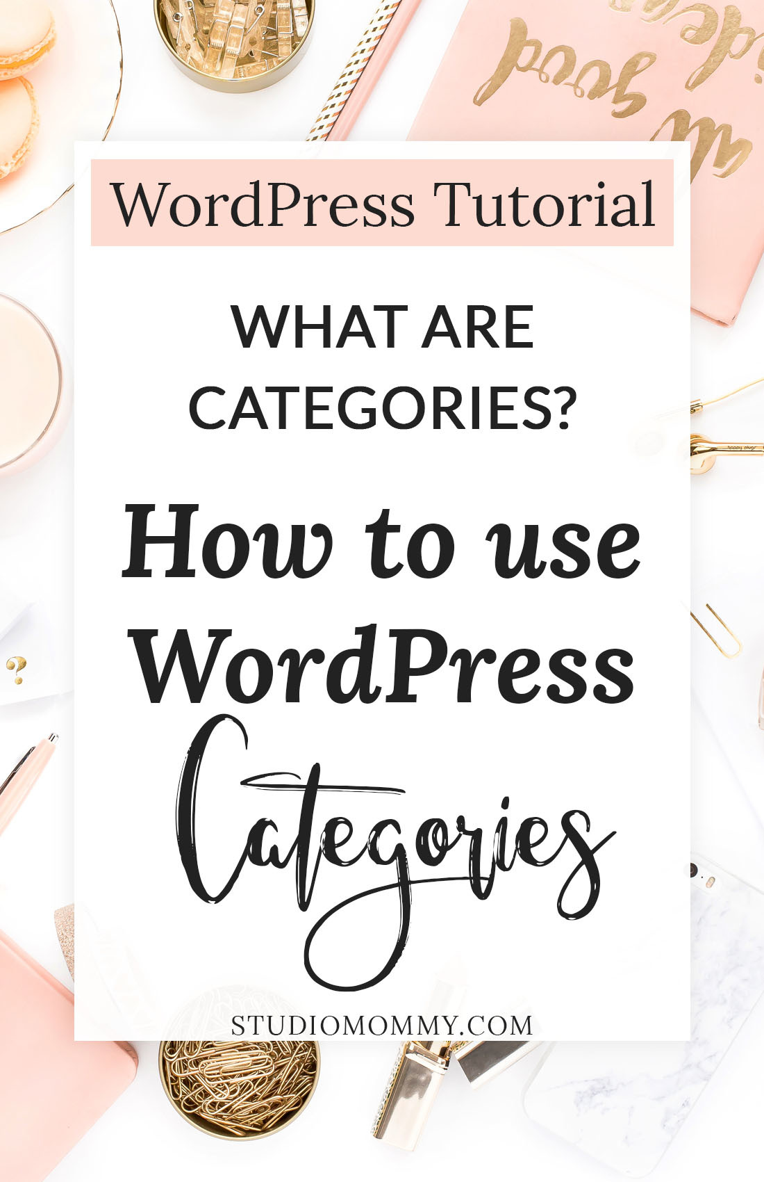 How to use WordPress Categories