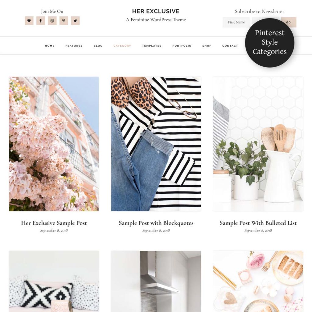 New Her Exclusive Feminine WordPress Theme · Studio Mommy