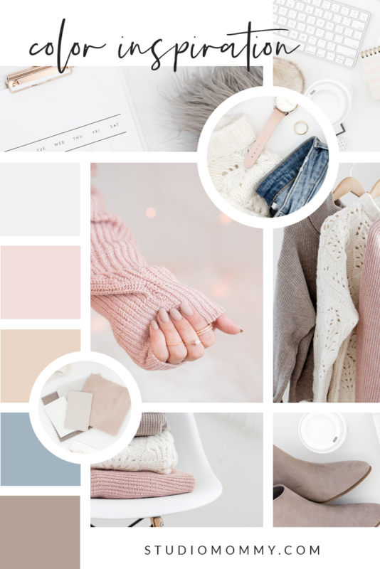 Pink Mood Board Inspiration