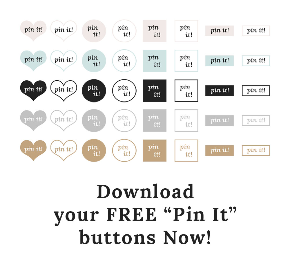 Free Pin It Buttons