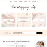 The Blogging Edit Preview