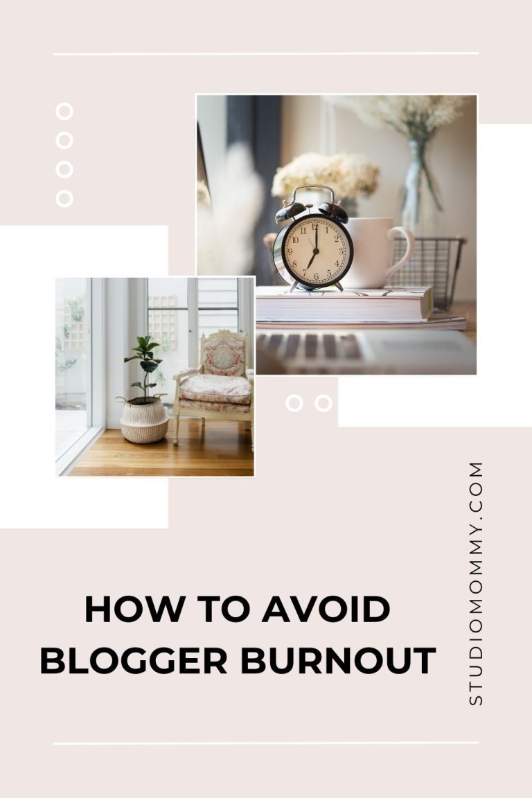 If you have been blogging for quite some time, then you have probably experienced blogger burnout at some point.  When blogger burnout sets in, we start feeling exhausted and overwhelmed.  We struggle to even get out of bed some mornings. Those negative thoughts start filling our heads, and we are two seconds away from just quitting and throwing in the towel.  All bloggers experience this at one point or another in their blogging career. Here are a few tips to show you how to avoid blogger burnout before it creeps in. www.studiomommy.com