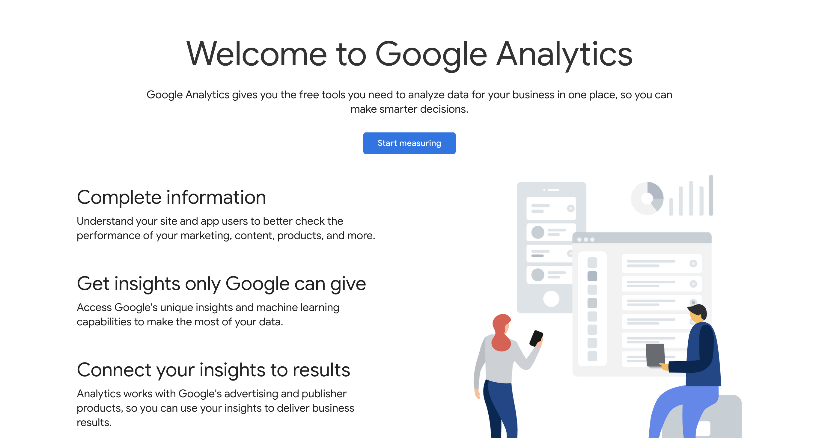 Google Analytics Signup