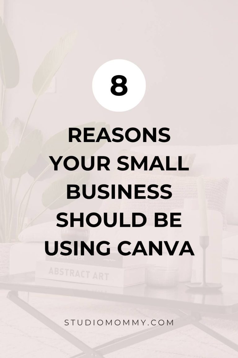 The world has evolved into a visual place, making video and eye-appealing graphics more popular than ever.  In order for my small business to keep up with these visual trends, I have invested in Canva Pro for all my graphic and visual needs.  I thought I would share how using Canva Pro has made visual and graphic creation easy and fun.  Visual storytelling should be a part of your marketing strategy.  Let's take a look at 8 reasons why your small business should be using Canva.  www.studiomommy.com