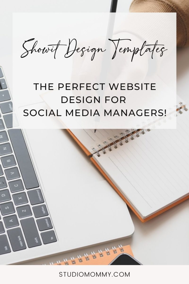 Social Media Manager Website Templates · Studio Mommy