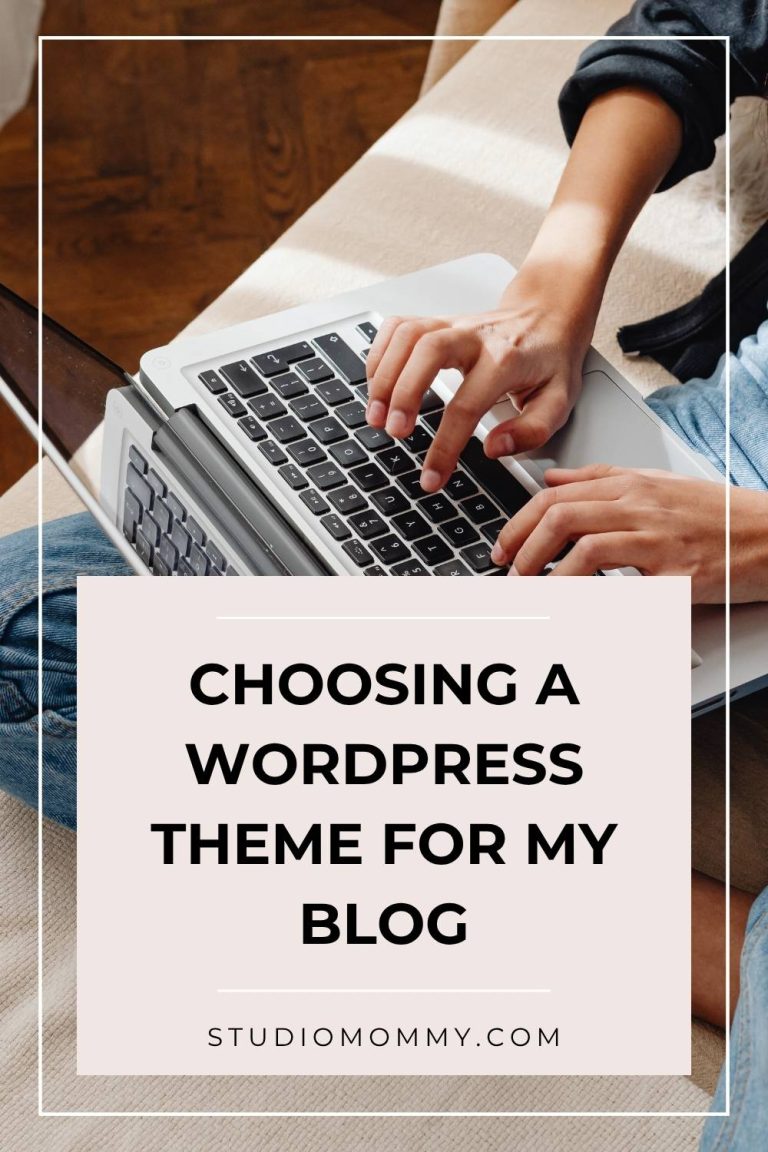 WordPress is a popular website builder that allows users to easily create and manage a blog. It is user-friendly and offers a wide range of customizable templates and plugins that will make your blog creation and management easy and efficient. But how do I choose a WordPress theme for my blog? www.studiomommy.com