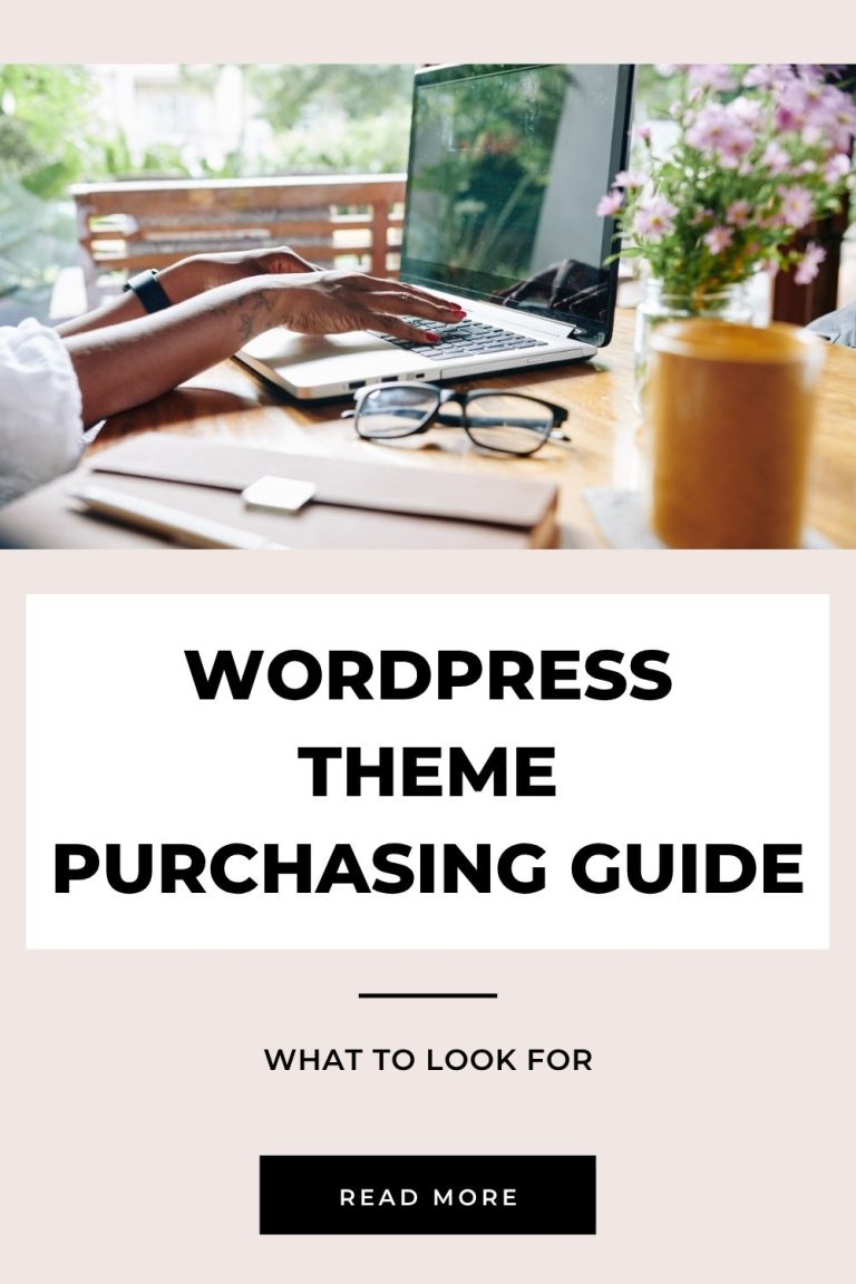 Choosing the best WordPress theme depends on your specific needs and preferences.  Will you be a blogger, or will you have a shop?   It's essential to consider a few factors before purchasing your WordPress theme.   Let's take a look at this handy WordPress Theme Purchasing Guide that will help you choose the perfect theme!