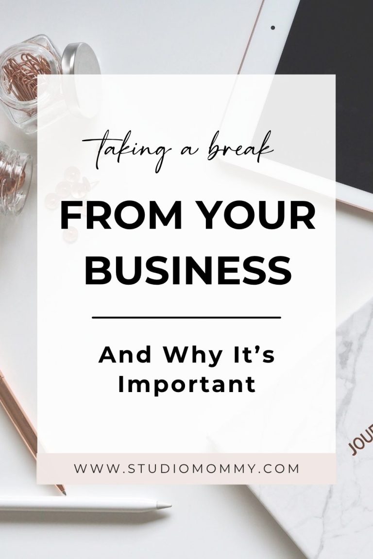 Today, I wanted to discuss the importance of why breaks from your business can help achieve your business success. As much as we love what we do, we should also remember that rest and relaxation are two key ingredients for your business success. @studiomommy