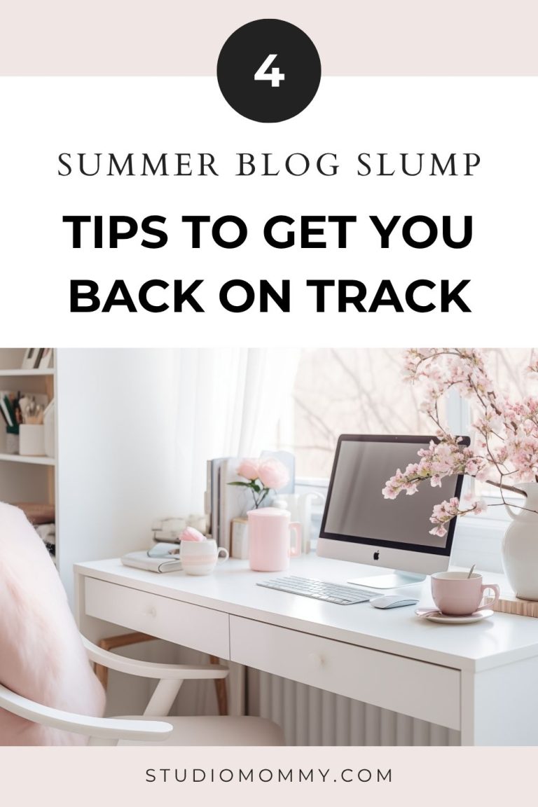 Summer Blog Slump:  Tips To Get You Back On Track