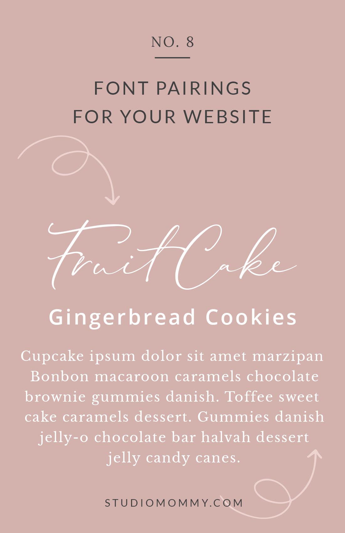 Feminine Font Pairings - Stay Classy by Nicky Latz, Libre Baskerville, and Open Sans